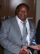 Friends and family celebrate the life of Bishop Glen Neal at Golden Eagle Arena